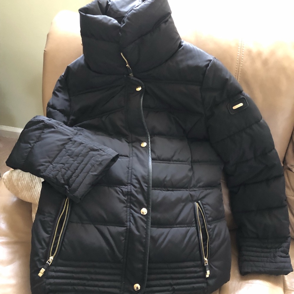 Calvin Klein black women’s coat.